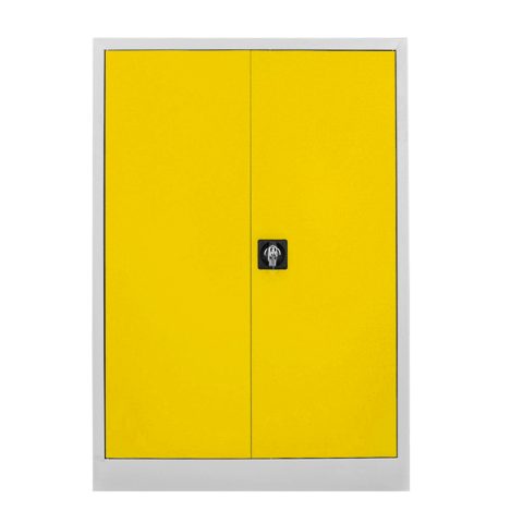 130 luk Dosya Dolabı Gri-Sarı